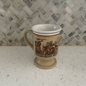 Vintage Universal Studio Mug Jaws King Kong Western Tea Cup Backlot Tour